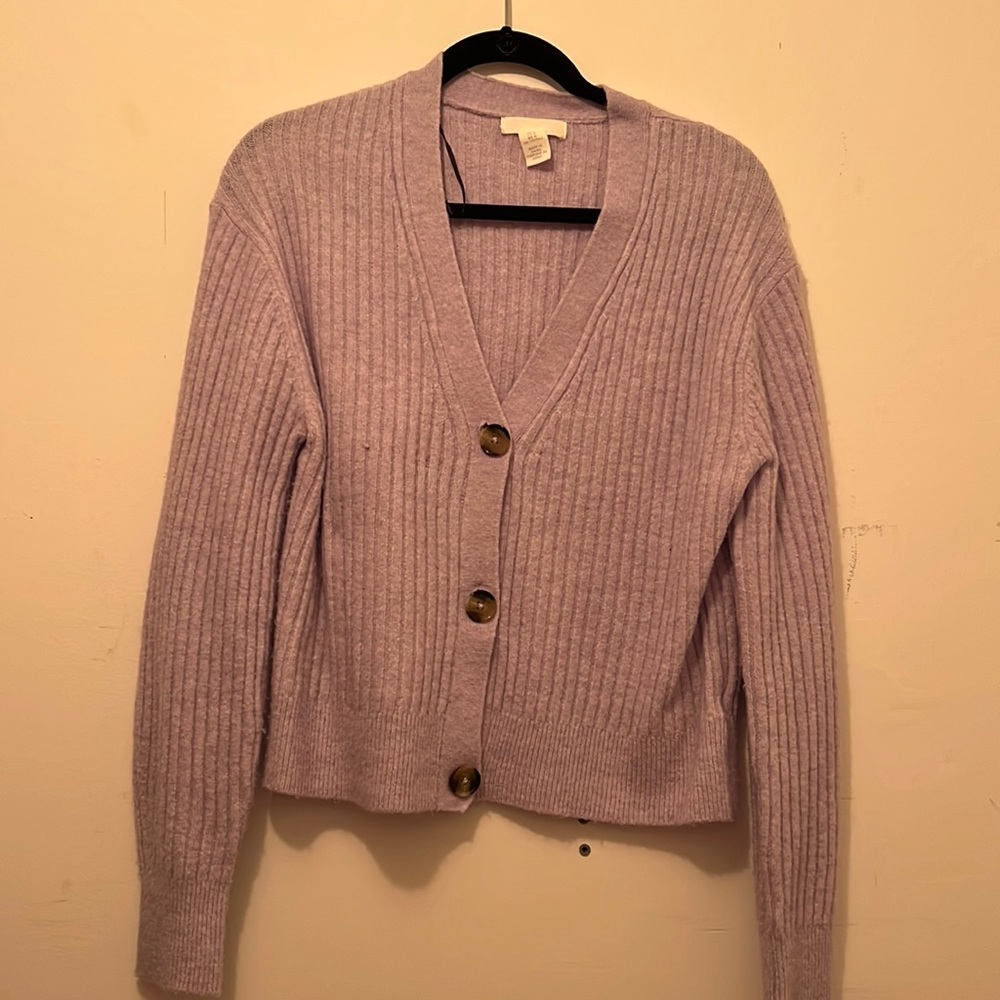 H&M purple sweater